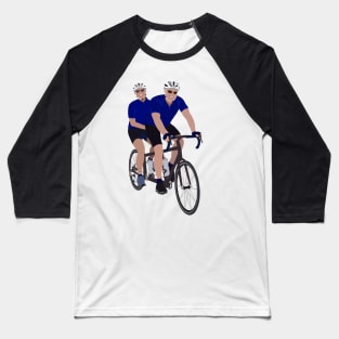 Tandem bike riders Baseball T-Shirt